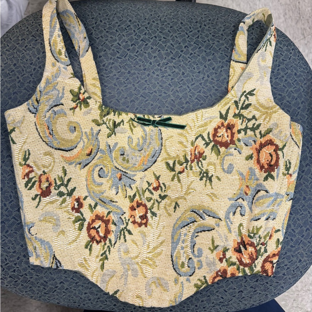 WITH JEAN corset top